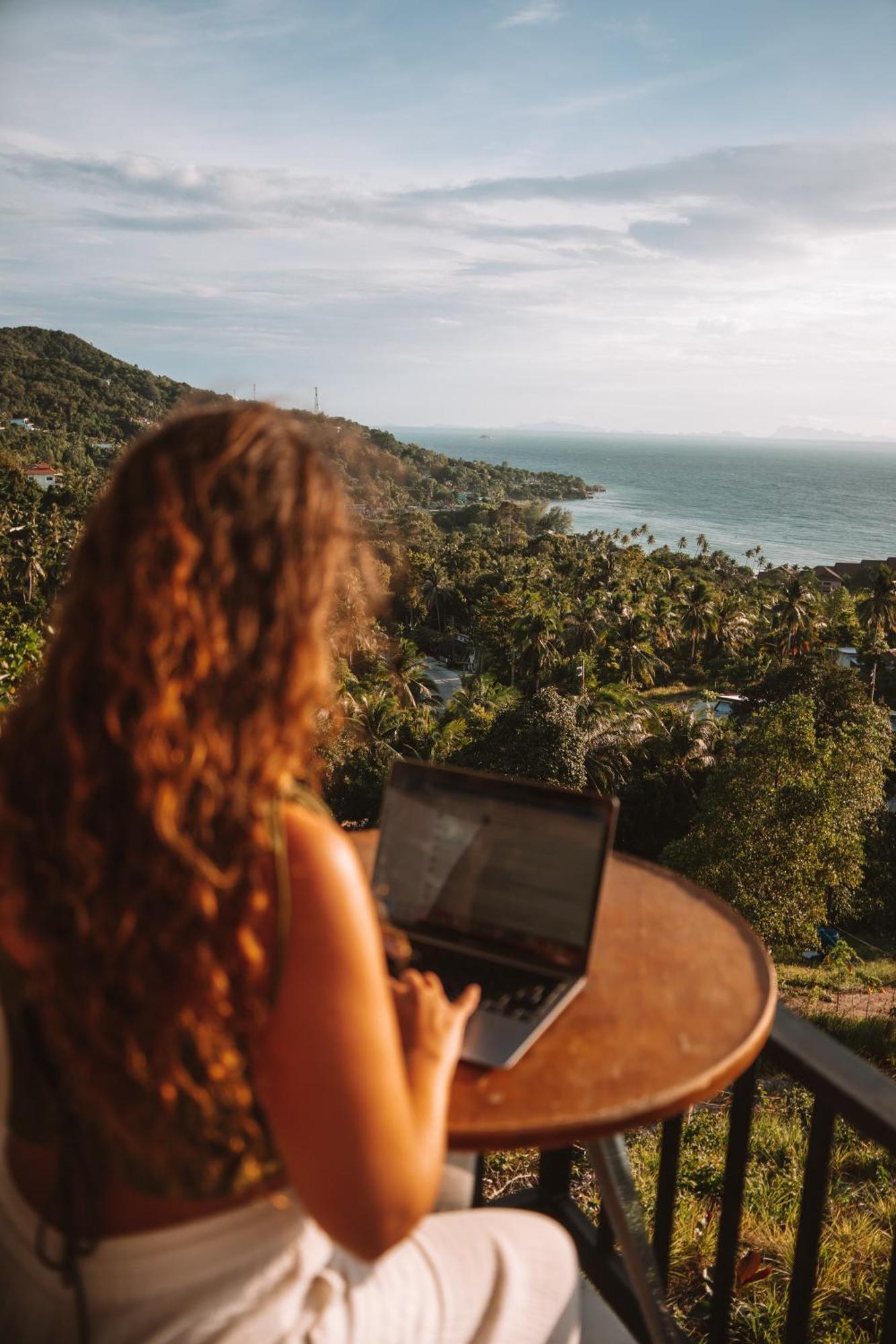 Sunset Ocean View Hilltop House Salad Beach Extérieur photo
